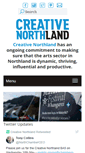 Mobile Screenshot of creativenorthland.com